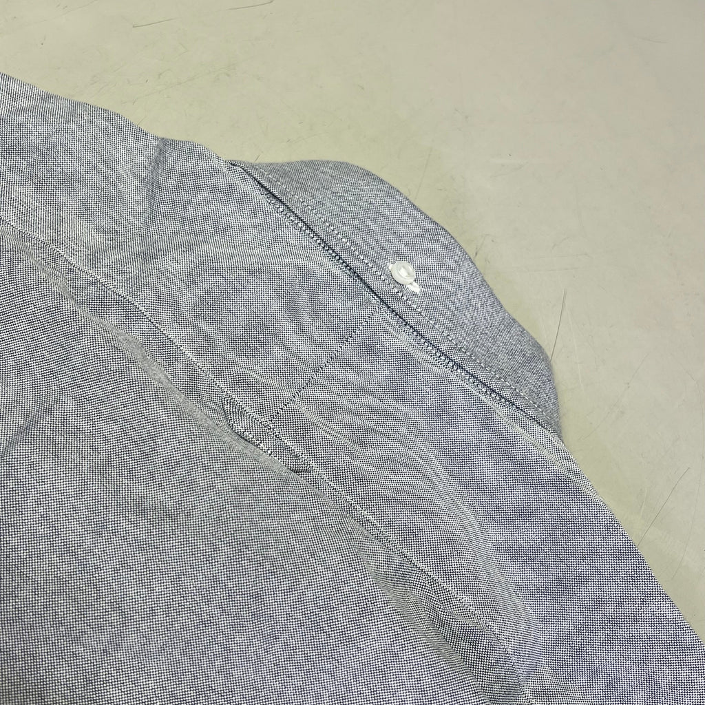 THOM BROWNE Embroidered Koi Fish Button Up Shirt Designer Sz 1  Blue (Pre-Owned)