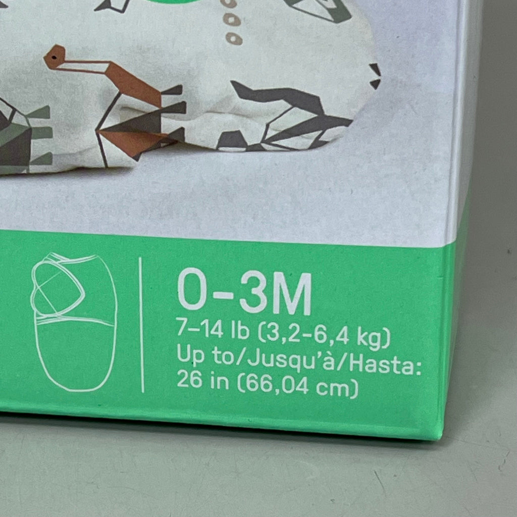 INGENUITY (3 pack) Swaddle me swaddles with Easy-Change 100% Cotton