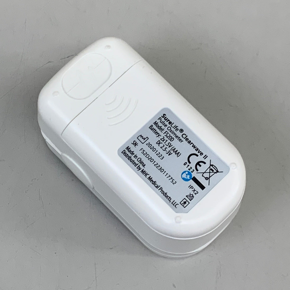 KROGER SureLife Clearwave 2 Pulse Oximeter Soft Pad Finger Insert BB 12/25
