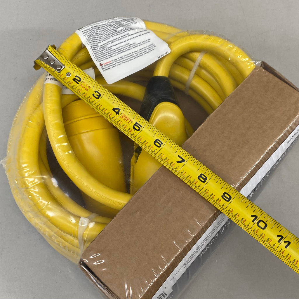 MARINCO 30A,125V Easily Engaged Locking System 25' Yellow CS30-25