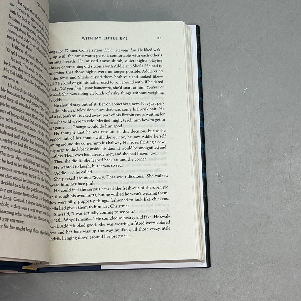 WITH MY LITTLE EYE A Suspense Thriller Novel By Joshilyn Jackson Hardback Book