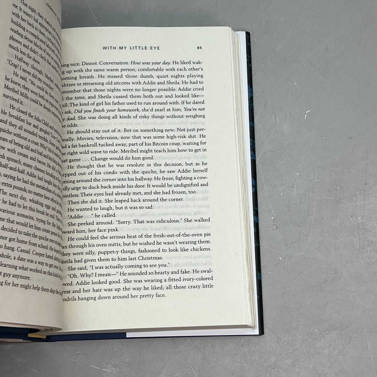 WITH MY LITTLE EYE A Suspense Thriller Novel By Joshilyn Jackson Hardback Book