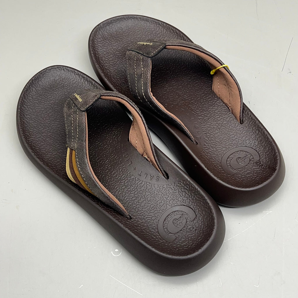 COBIAN Kandui Synthetic Leather Strap Men's Sz 12, EU 45 Chocolate KAN25-2011-12