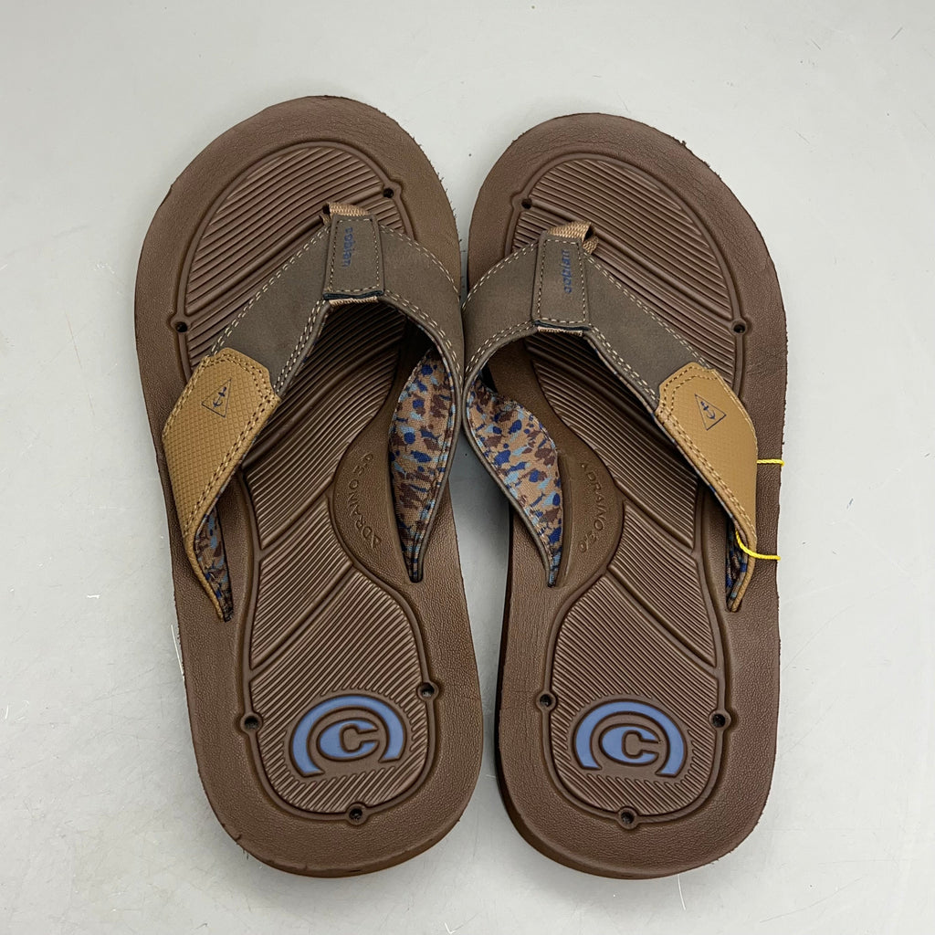COBIAN Synthetic Suede Draino 3 Sandals  Men's Sz 10, EU 43 Brown HBD23-200-10