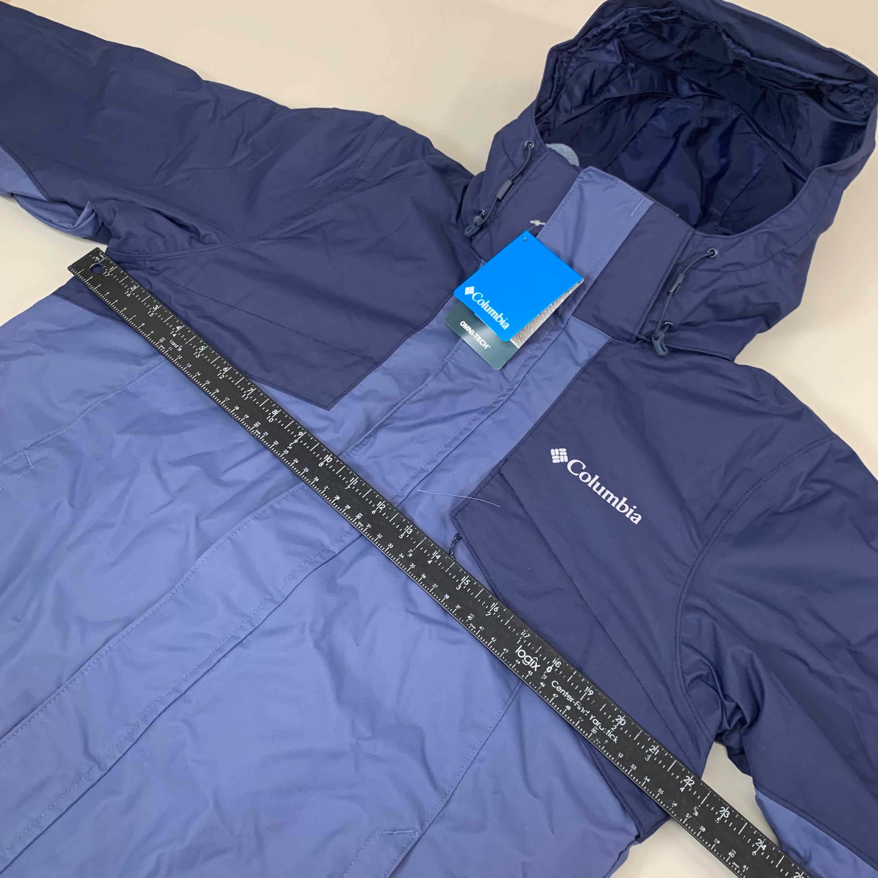 COLUMBIA Bugaboo II Fleece Interchange Jacket Men's Sz S Navy Blue 1800661477