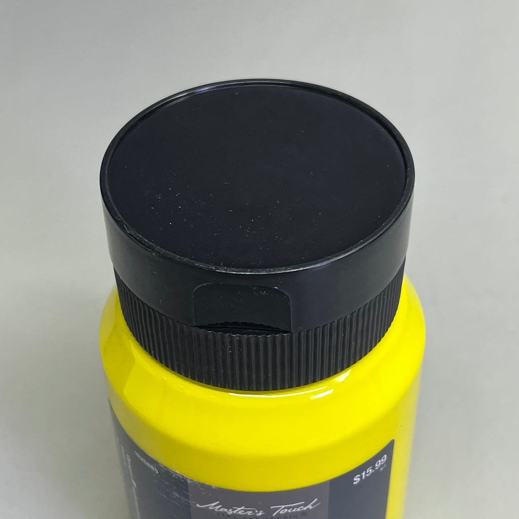 MASTERS TOUCH (2 PACK) Liquid Acrylic Artist Paint 16.9 oz Lemon Yellow 1820885