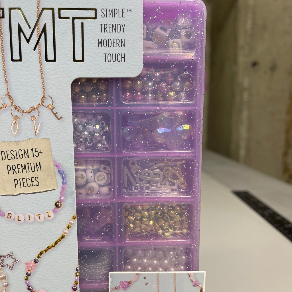 STMT DIY Glitz N Disco Jewelry Case Pink Custom Necklaces & Bracelets 225033
