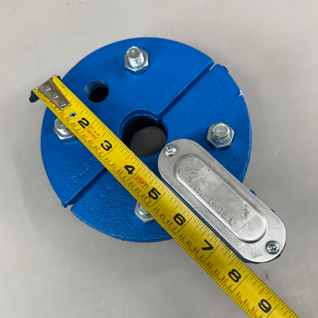 CAMPBELL  Cast Iron Well Cap/ Well Seal  6"x1-1/4" Blue SH6X1 1/4