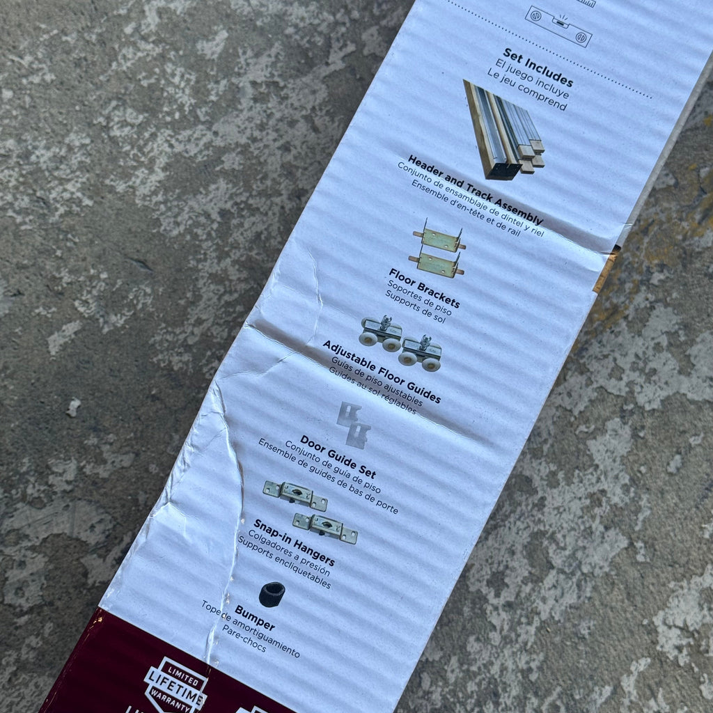 NATIONAL HARDWARE Pocket Door Frame & Hardware Set Sz 36” W Opening N186-858 (New Other, Distressed Box)
