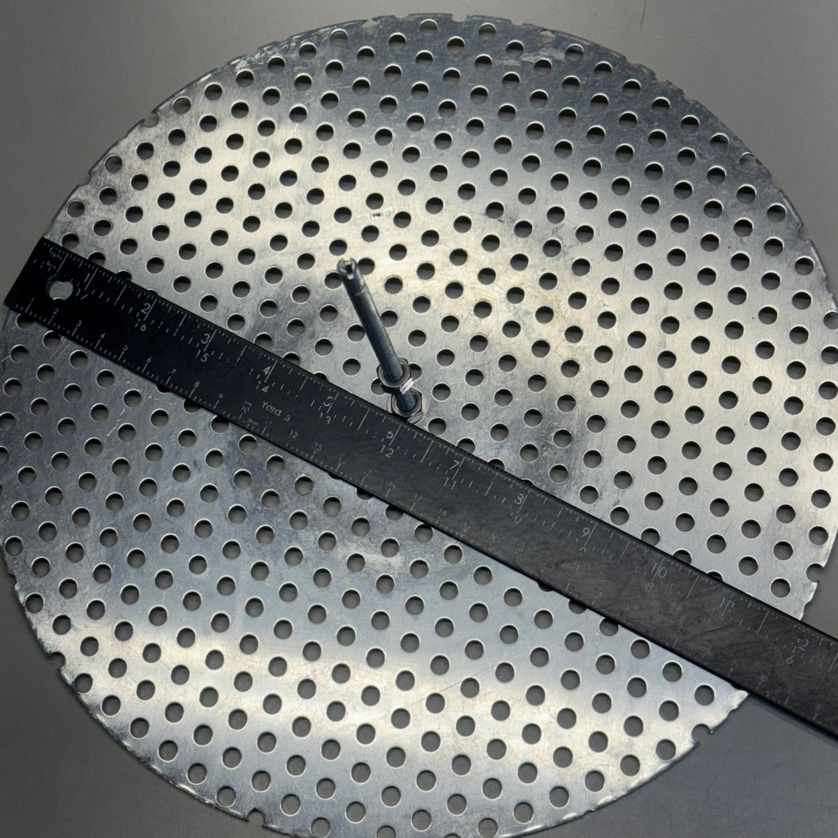 Metal Perforated Filter Disc (2 Pack) Sz 12” Gray