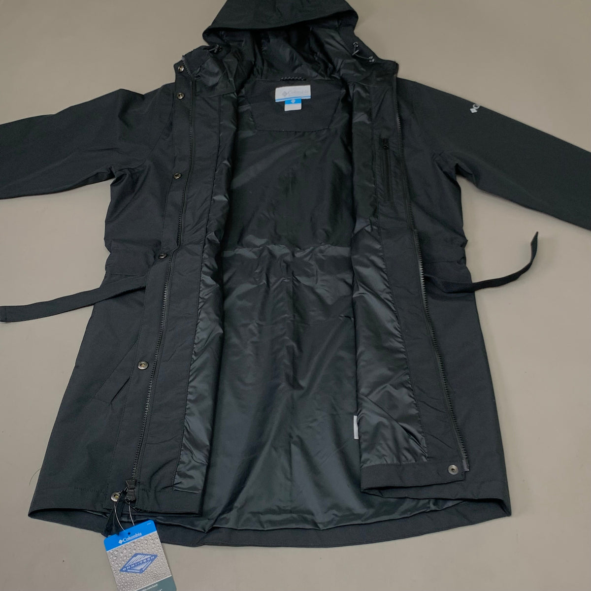 COLUMBIA Versatile Here & There Trench II Jacket Women's Sz XXL Black WL2409-010