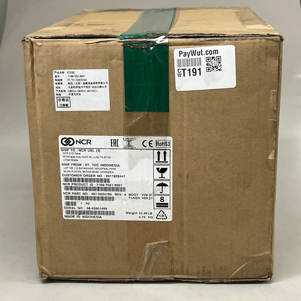 NCR VOYIX TECHNOLOGIES 2 ST Technologies Receipt Printer Black 58-45592199 (Missing Pieces)