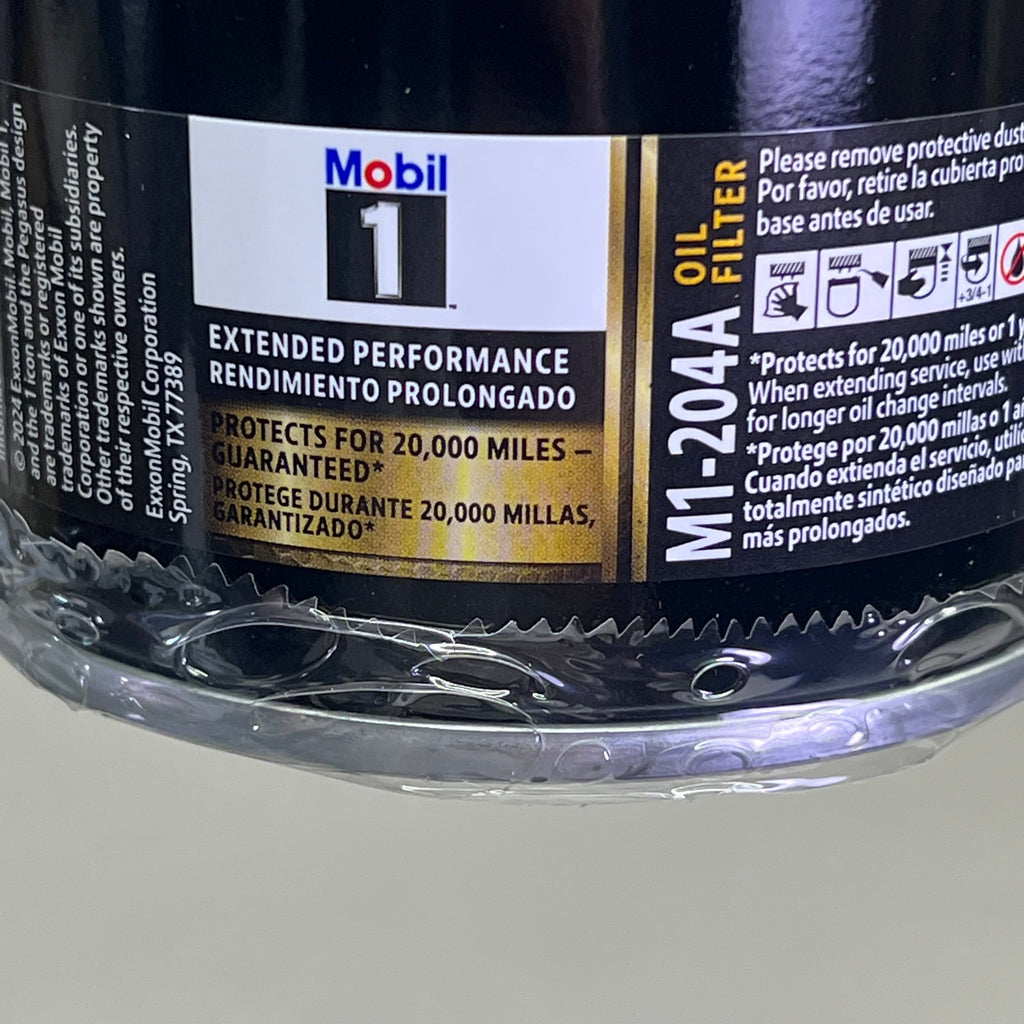 MOBIL 1 (3 PACK) Engine Oil Filter Extended Performance Black M1-204A