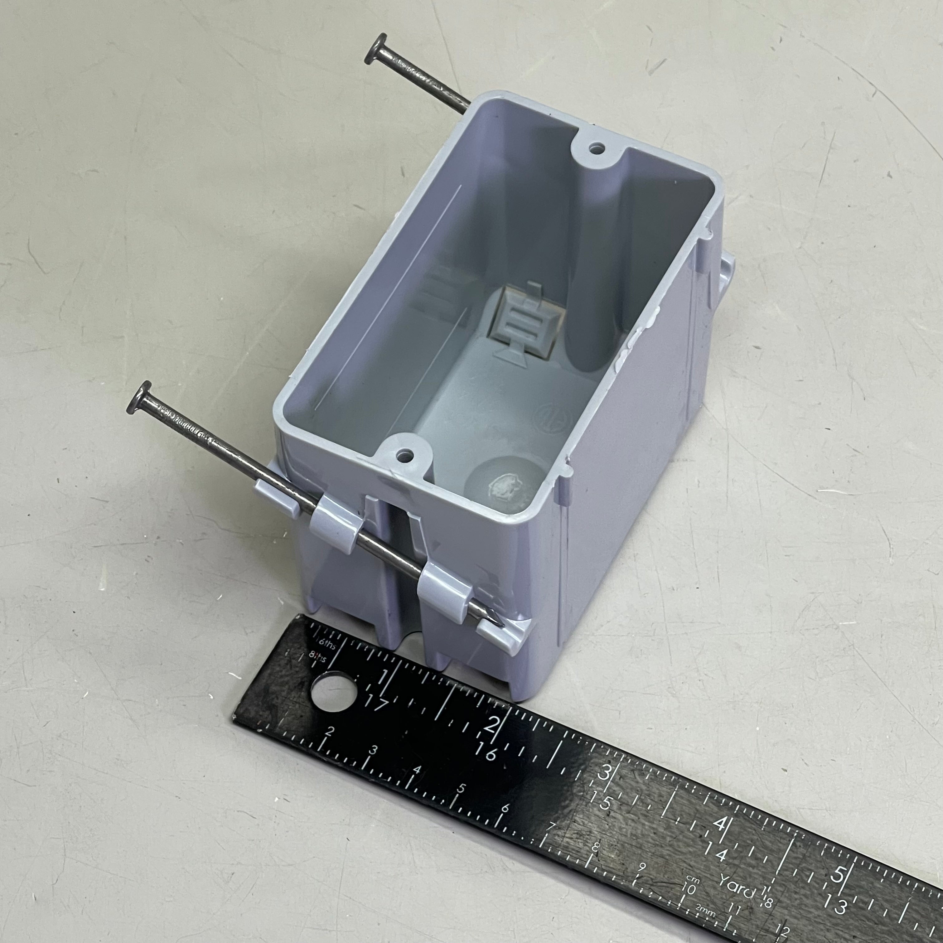 CANTEX (100 PACK) Switch/Outlet Box 18cu.in Grey EZ18SNW