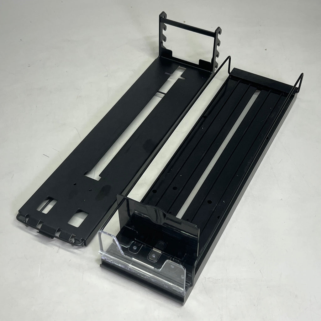 STEPHEN GOULD CORP (4 PACK) Slim Line Double Pushers Tray With Bed Black SG409