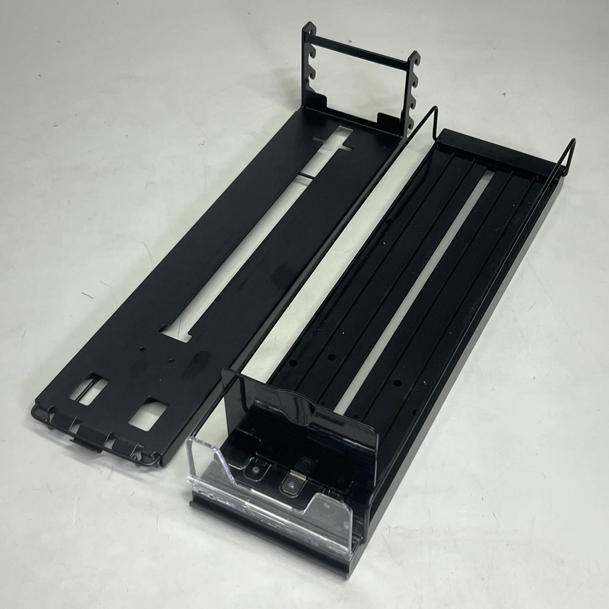 STEPHEN GOULD CORP (4 PACK) Slim Line Double Pushers Tray With Bed Black SG409