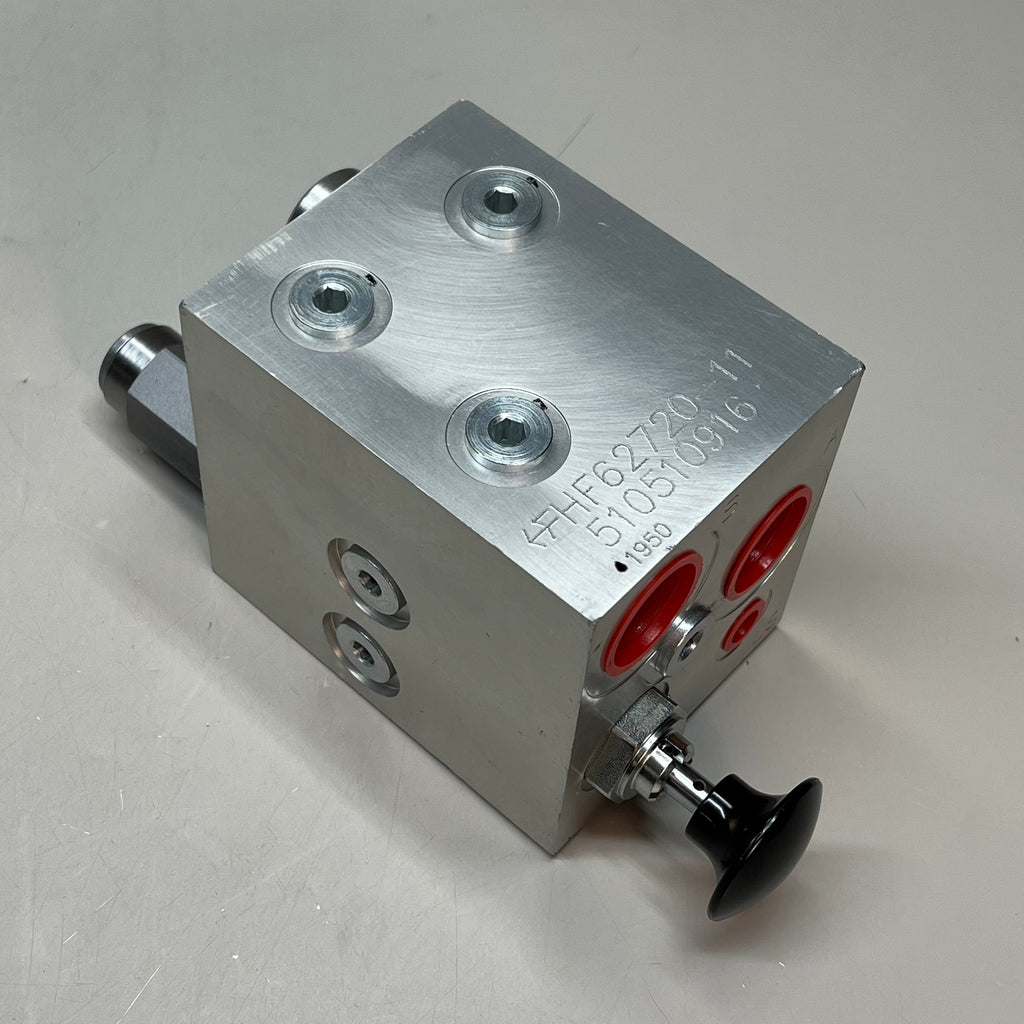 Hydraulic Block Use w/ Flow Regulator Valve FR12-30F HF62720-11 (New Open Box)