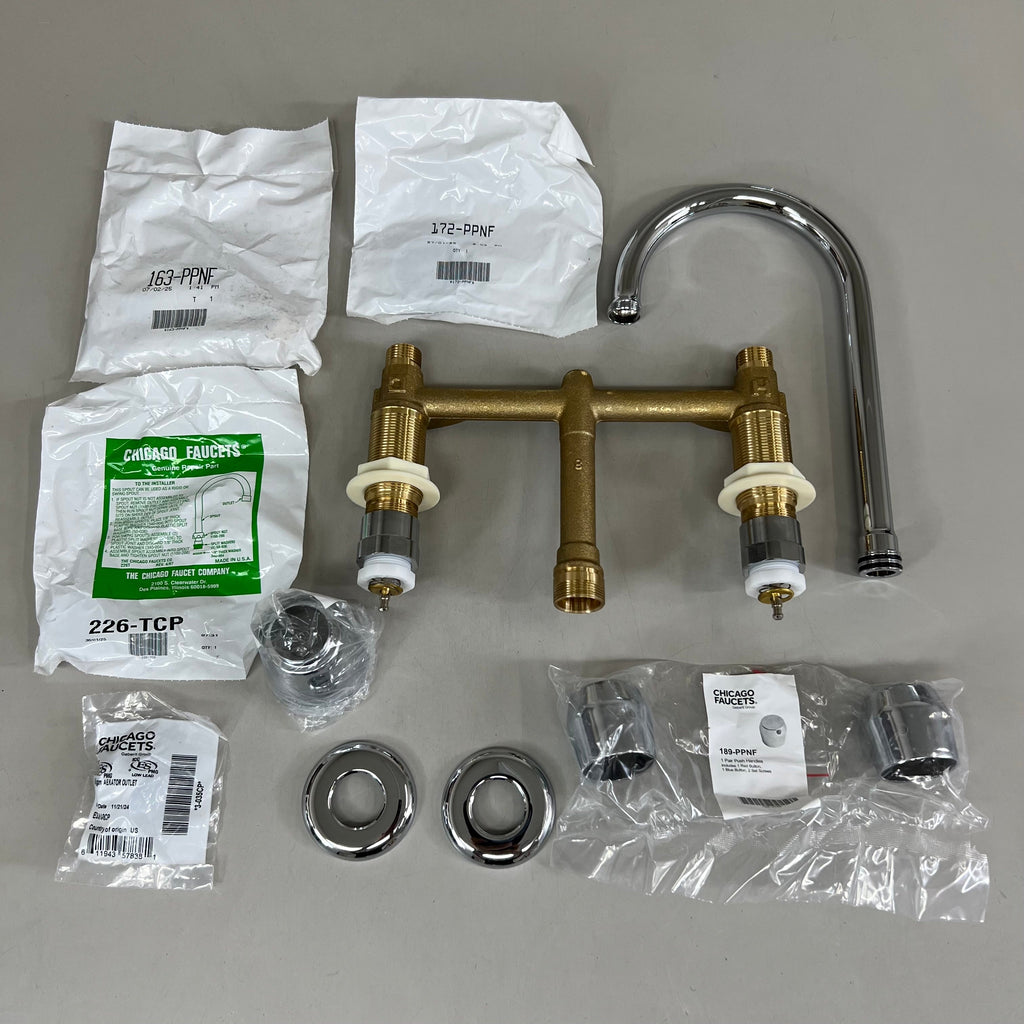 CHICAGO FAUCETS Eco Flow High Arch Kitchen Faucet  Chrome 786-E35-665ABCP