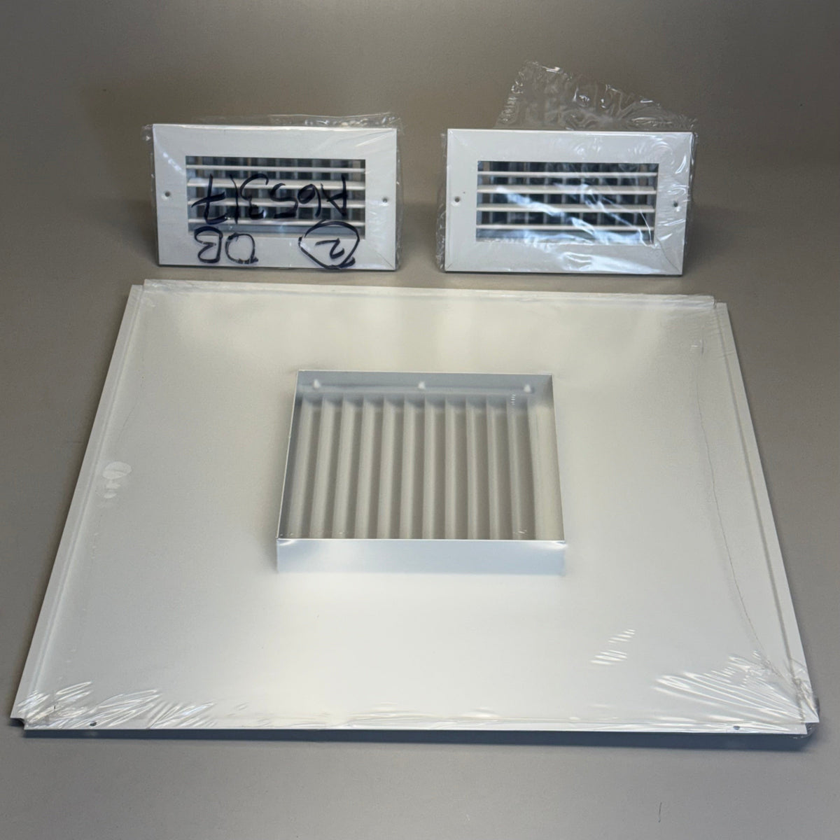 ANEMOSTAT 3 Pcs Diffuser Ceiling Vent Sz 24” x 24” White A65317