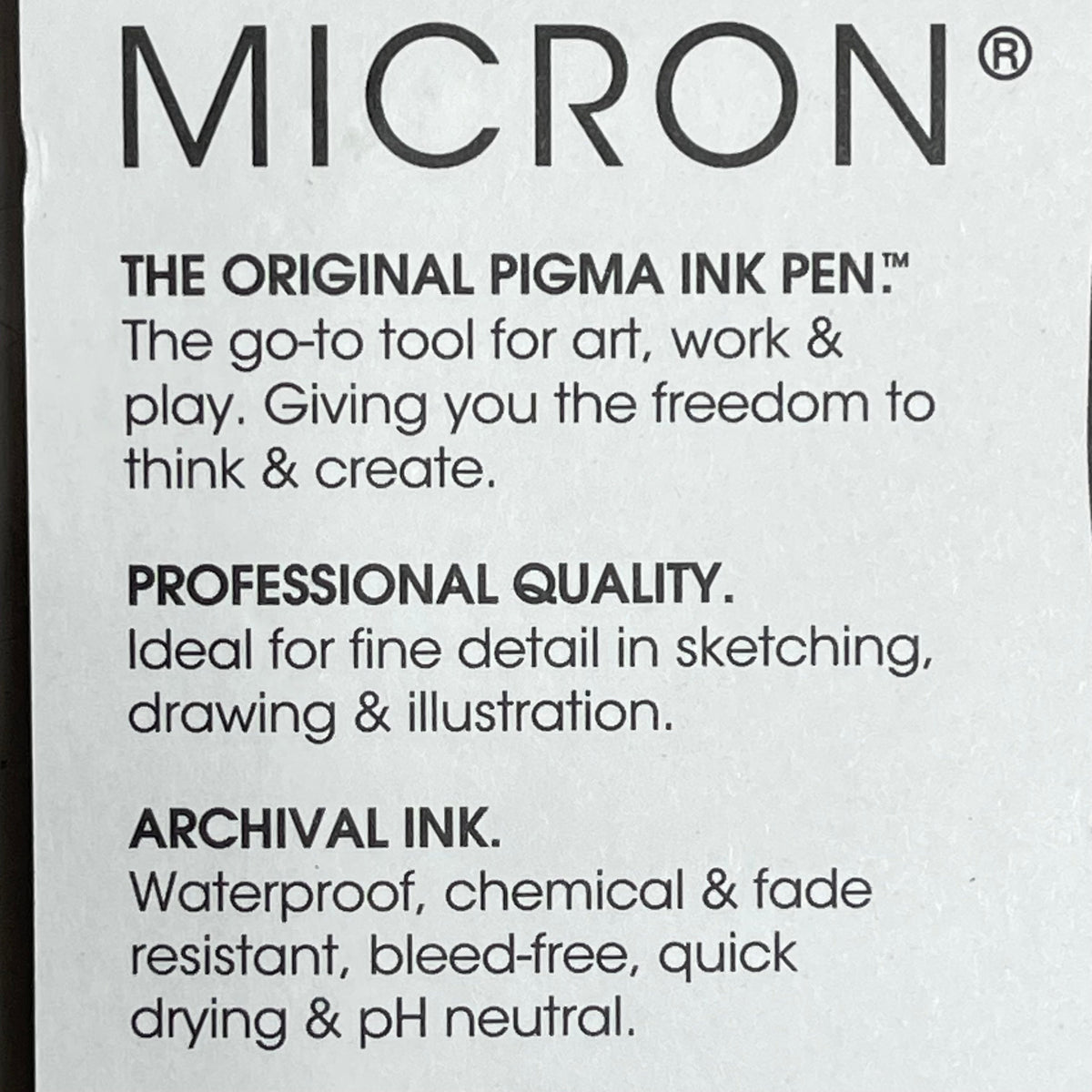 SAKURA (6-PACK) Pigma Micron Pens 0.20mm, 0.30mm, 0.50mm Black 50064