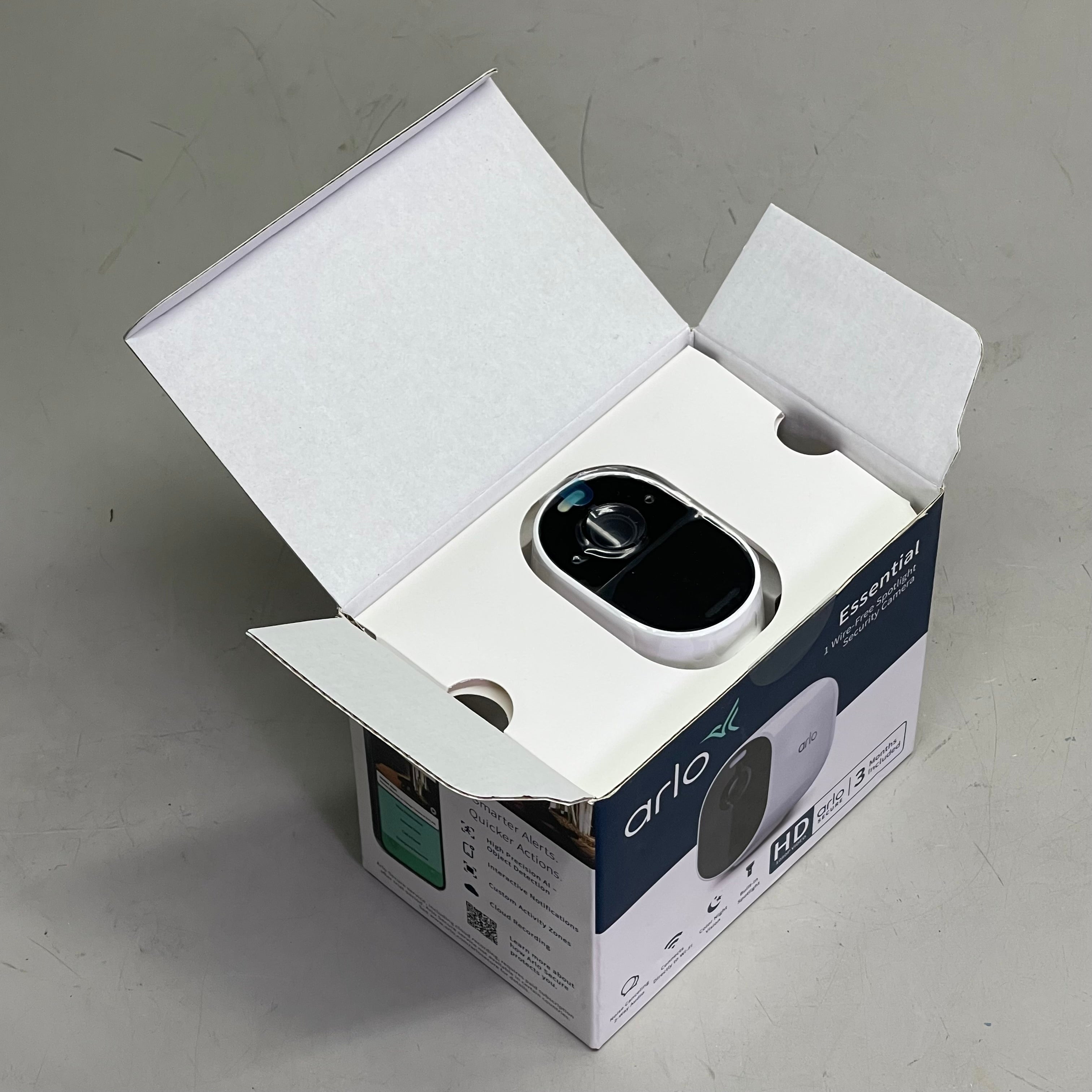 ARLO Wire-Free Spotlight Security Camera 130° FOV White VMC2030W-100NAS