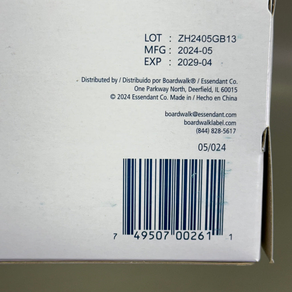 BOARDWALK (2 PACK) Disposable Nitrile Gloves Sz L, Blue BWK380LBXA
