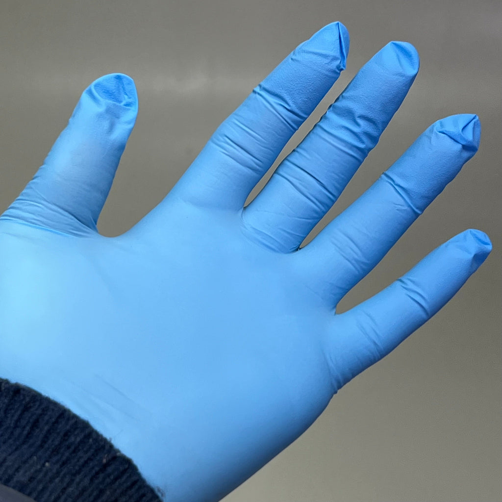 BOARDWALK (100 Gloves) Disposable Nitrile Gloves Sz S, Blue BWK380SBXA