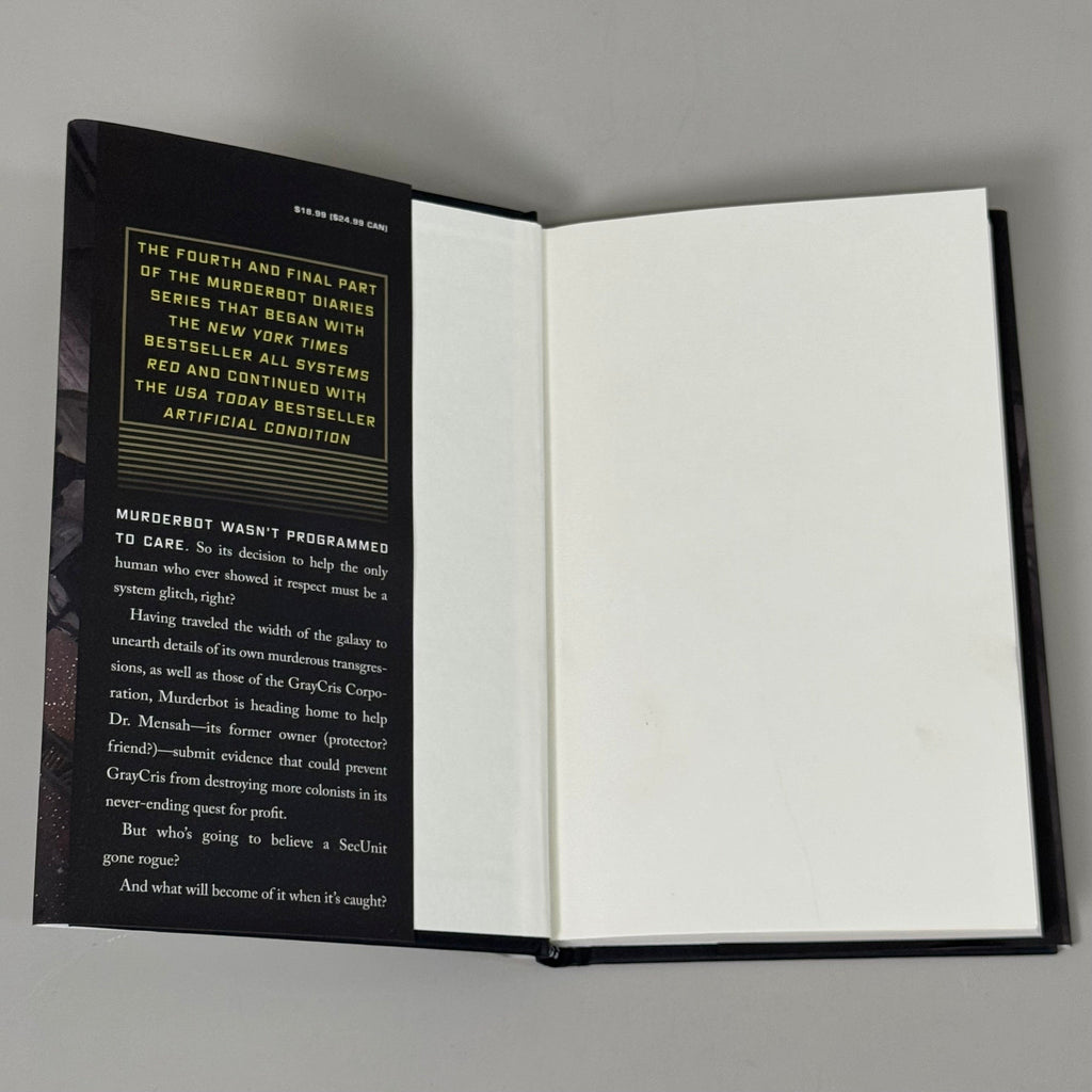 EXIT STRATEGY The Murderbot Diaries by Martha Wells Hardcover Book