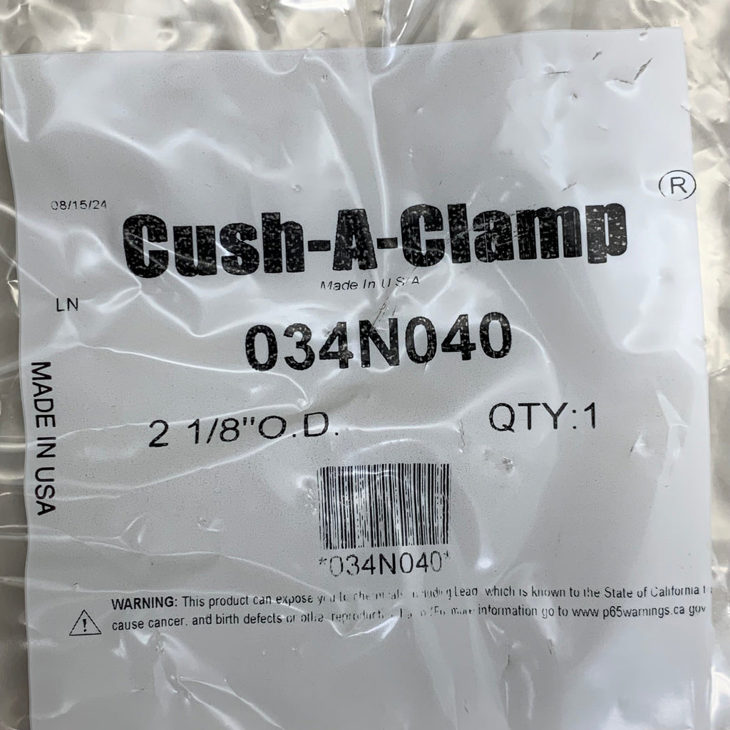 ZSI (10 Pack) Cush-A-Clamp Insulation Strut Mount Clamp 2-1/8" OD Galv 034N040