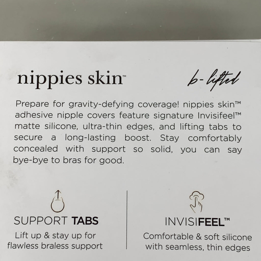 NIPPIES SKIN (2 PACK) Lift Nipple Cover Matte W/ Nipple Covering Creme 1 Pair
