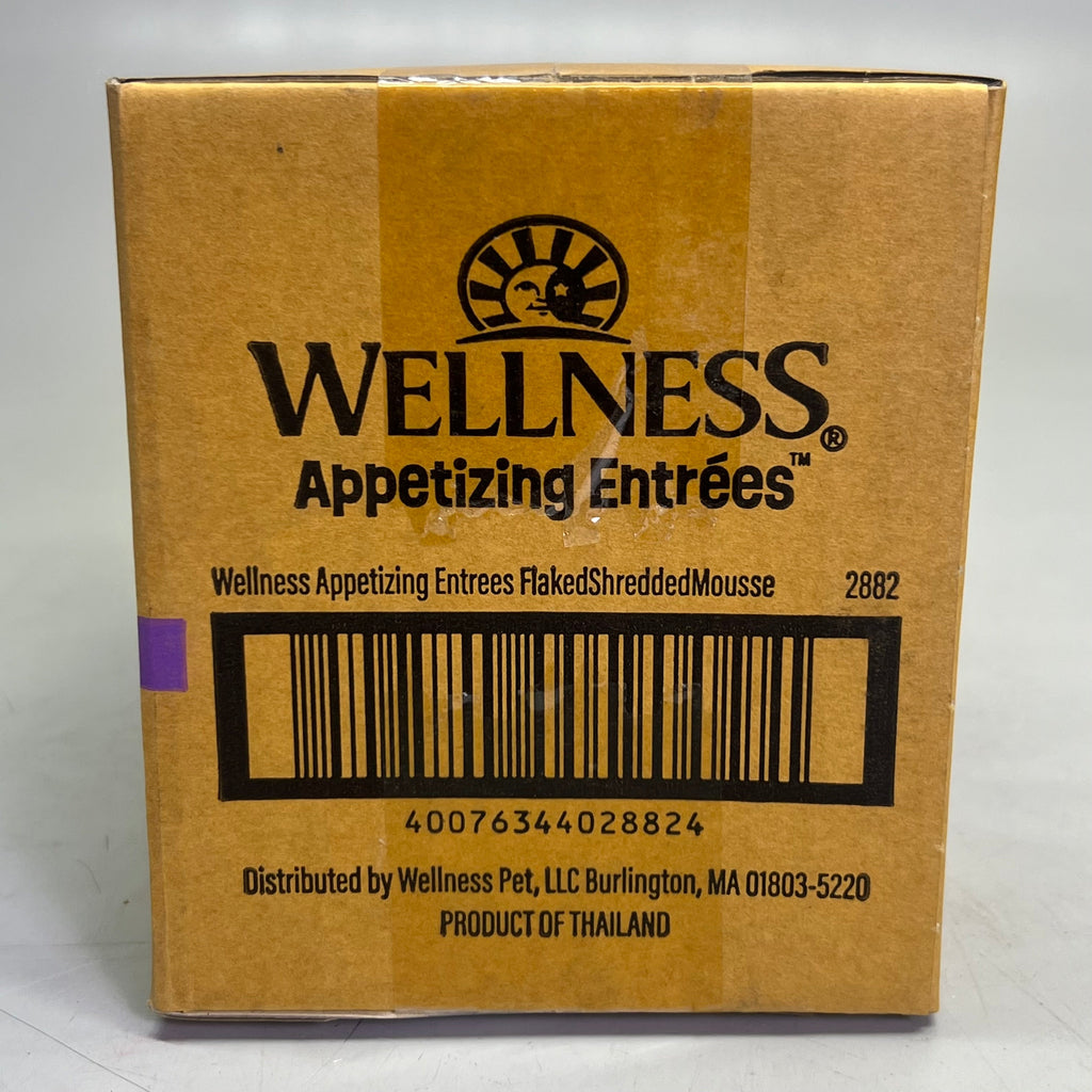 WELLNESS (3 PACK) Appetizing Entrees Seafood & Poultry Wet Cat Food BB 03/27