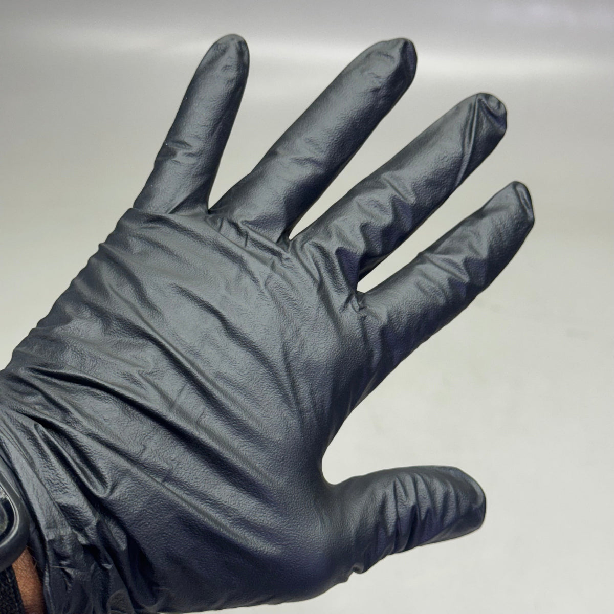 RAVEN (200 Gloves) Powder Free Nitrile Examination Gloves S Black 66516