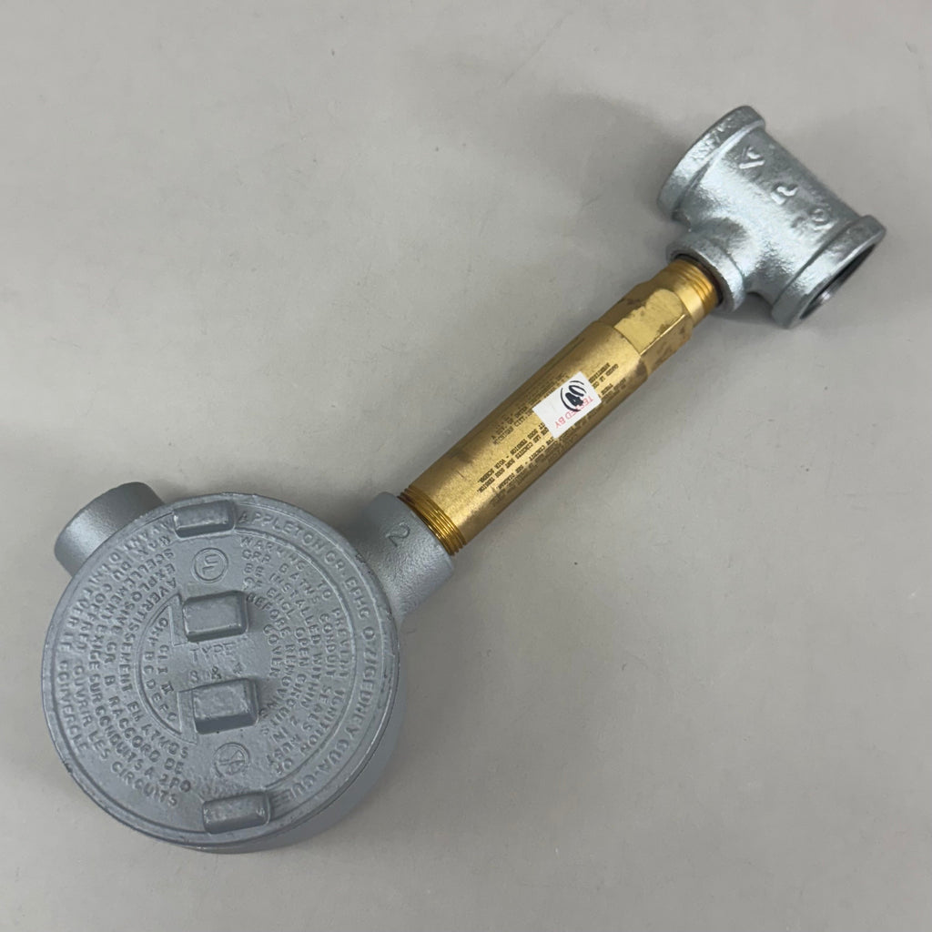 SPEAKMAN Single Switch Flow Pole 4.75"x4.75"x12" Grey/Gold SE-7000S