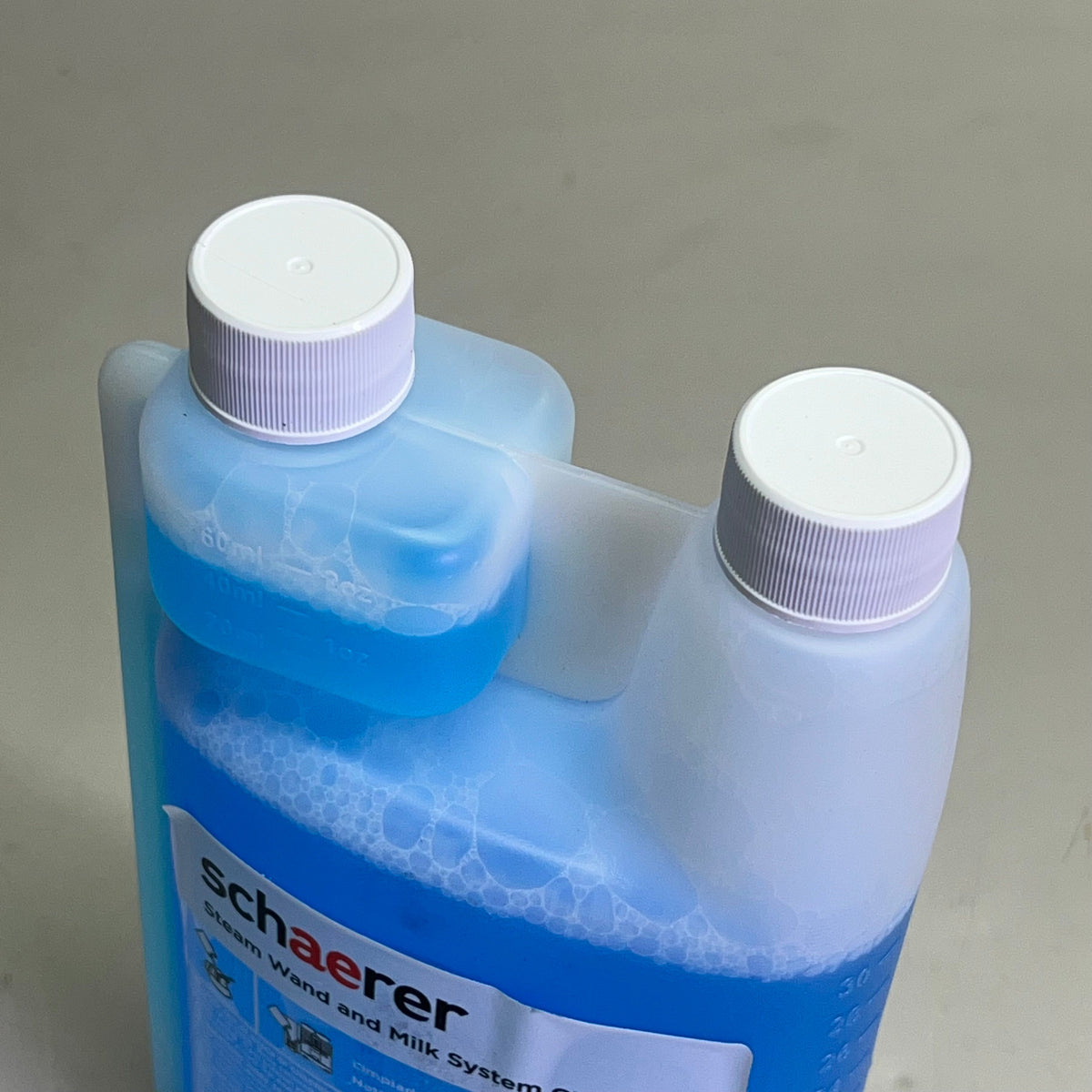 SCHAERER (2 PACK) Steam Wand And Milk System Cleaner OEM  1 L Blue 12-MAB