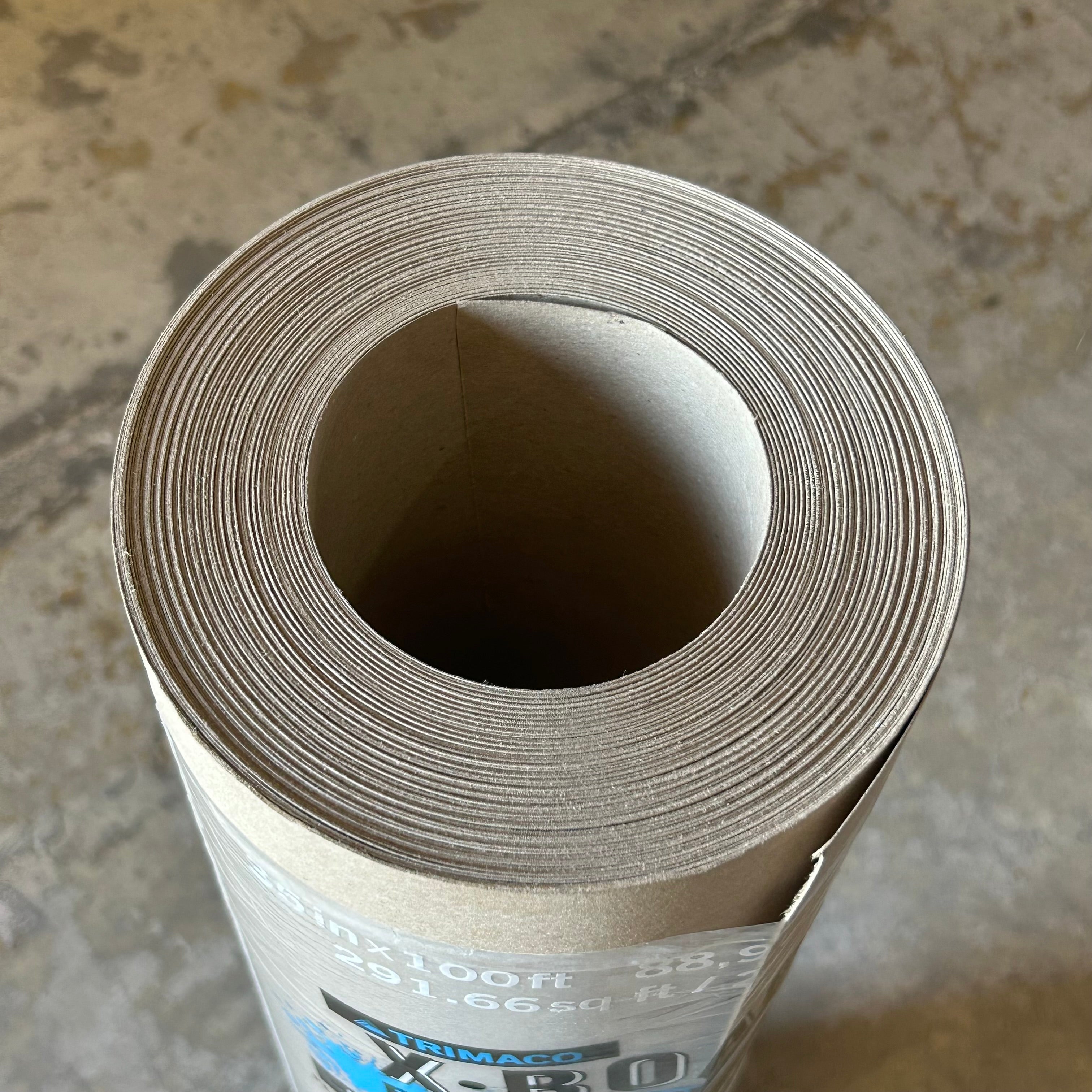 TRIMACO X-Board Lightweight Surface Protector  35"x100' (Slightly Dirty) Brown 12370/9