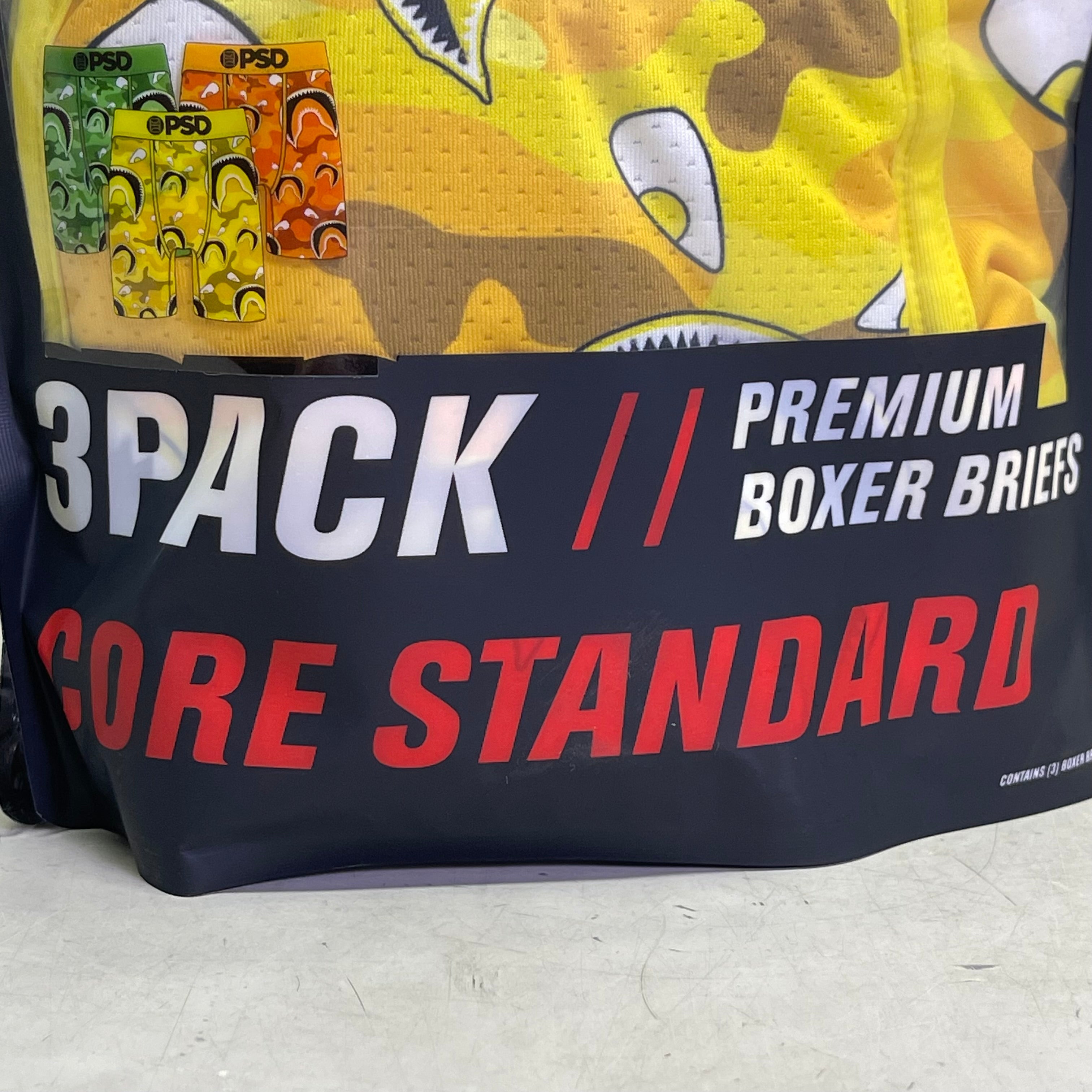 PSD (3 PACK) Warface Men's Boxer Briefs Large WF FACES