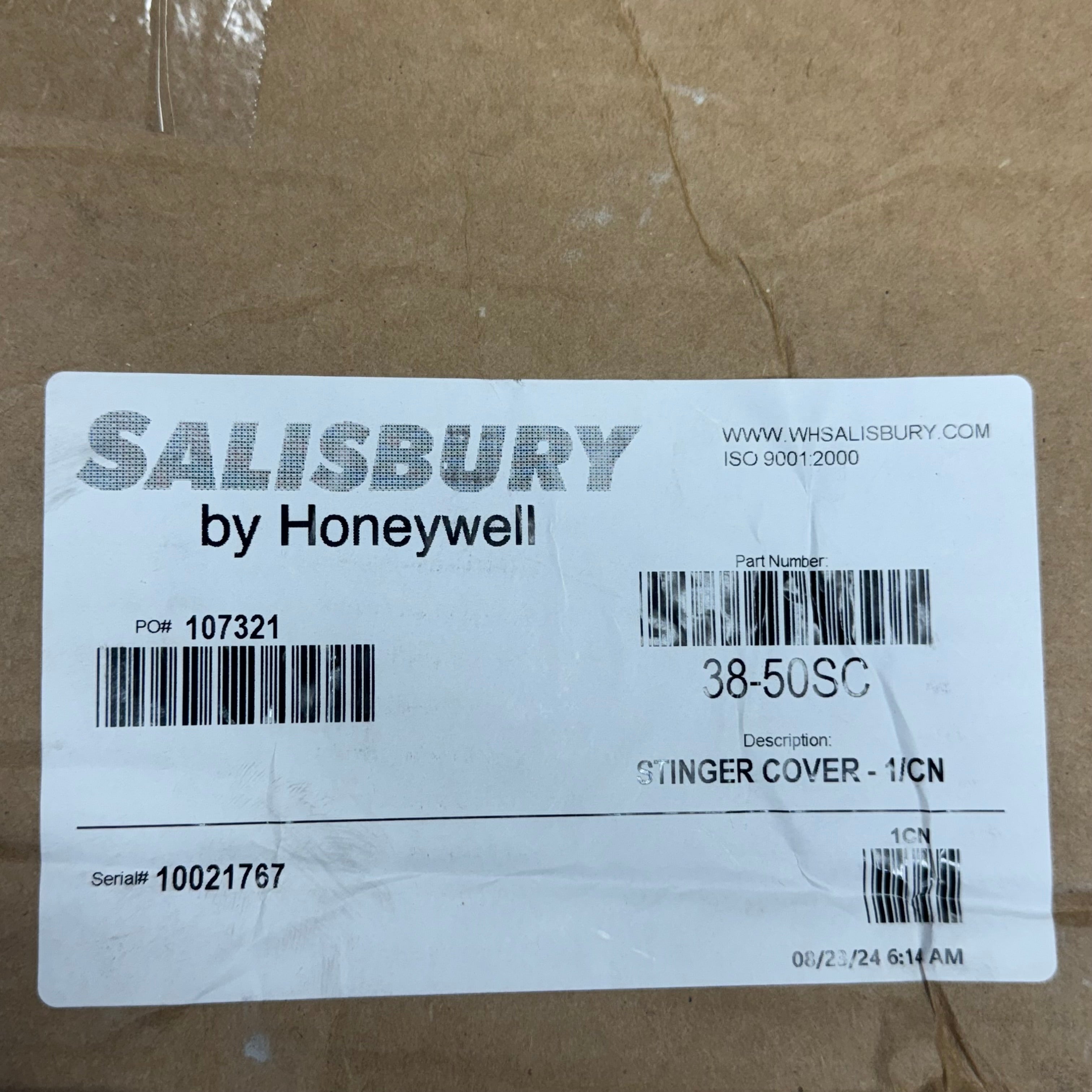 SALISBURY Stinger Cover 50' L, Grey 38-50SC