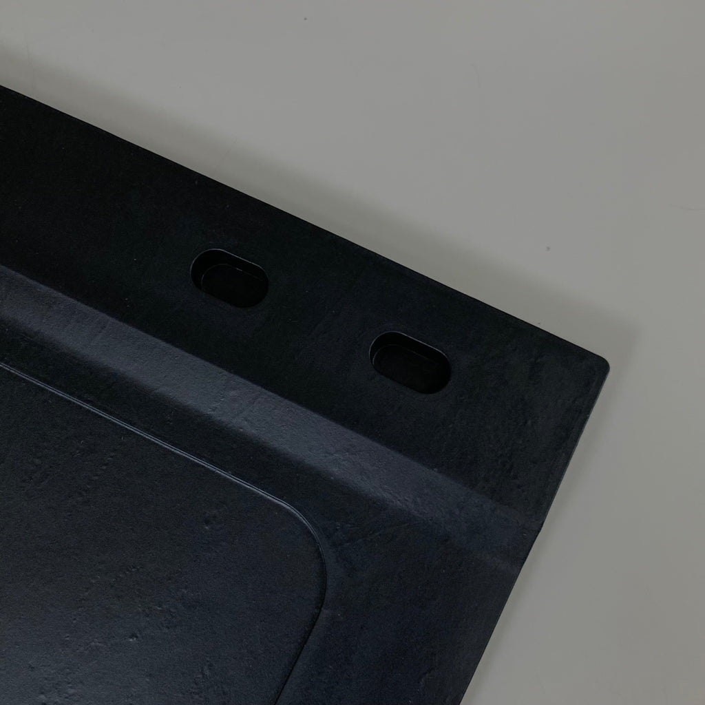 UNITED PACIFIC (2 PACK) Heavy Duty Rubber Mud 24"W x 24"L 3/8"Thick Black 10606B