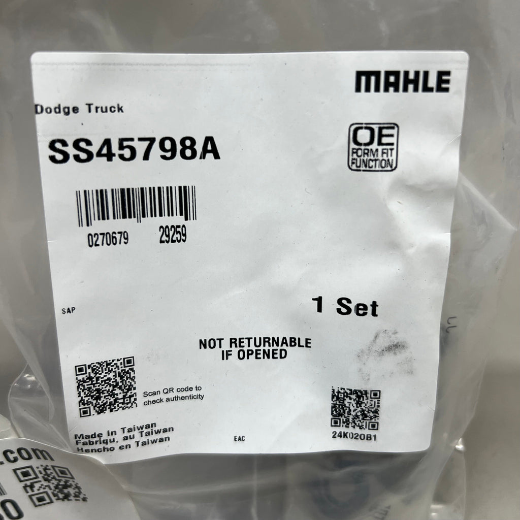 MAHLE (8 Piece) Engine Valve Stem Oil Seal Set For Porsche SS45798A