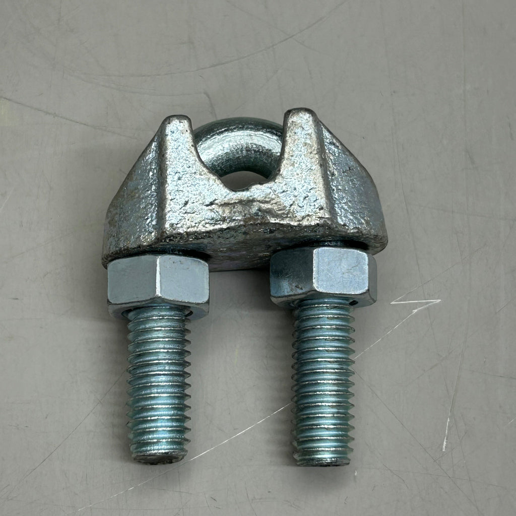 HANHUA (10 Pack) Stainless Steel Wire Rope Clip Cable Clamp 1/2" Chrome