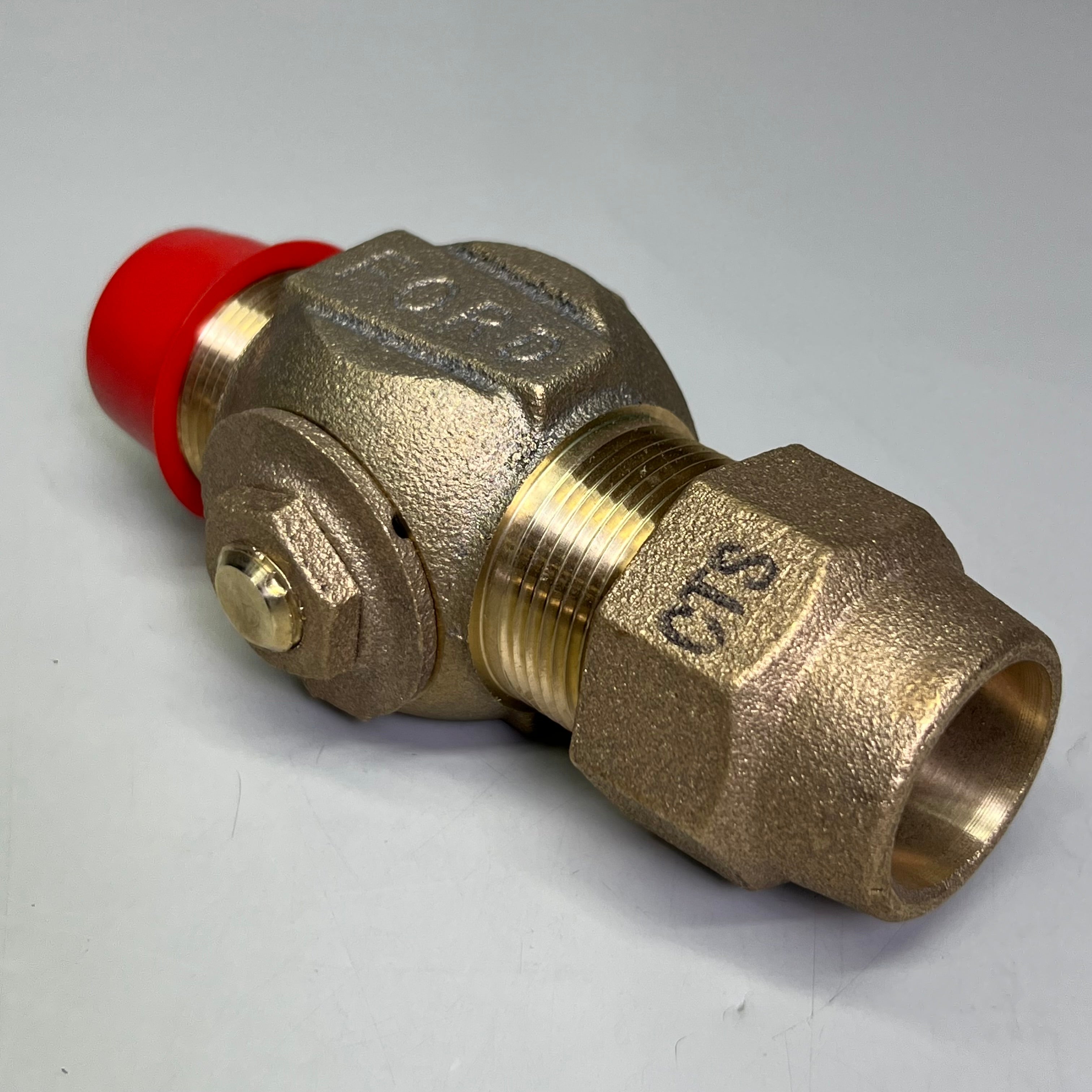 FORD 1" Meter Box Brass Ball Corporation Valve, Bronze F1000-4-G-NL