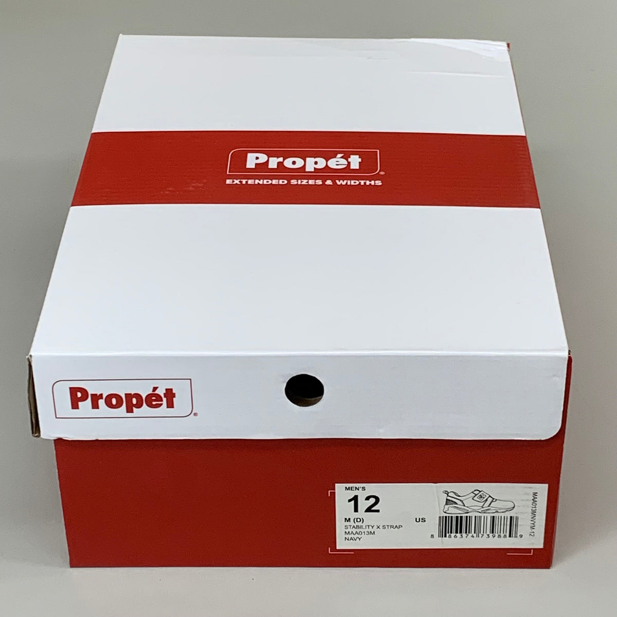 PROPET Stability X Strap Sneaker Shoes M(D) Men's SZ 12 Navy MAA013MNVYM-12