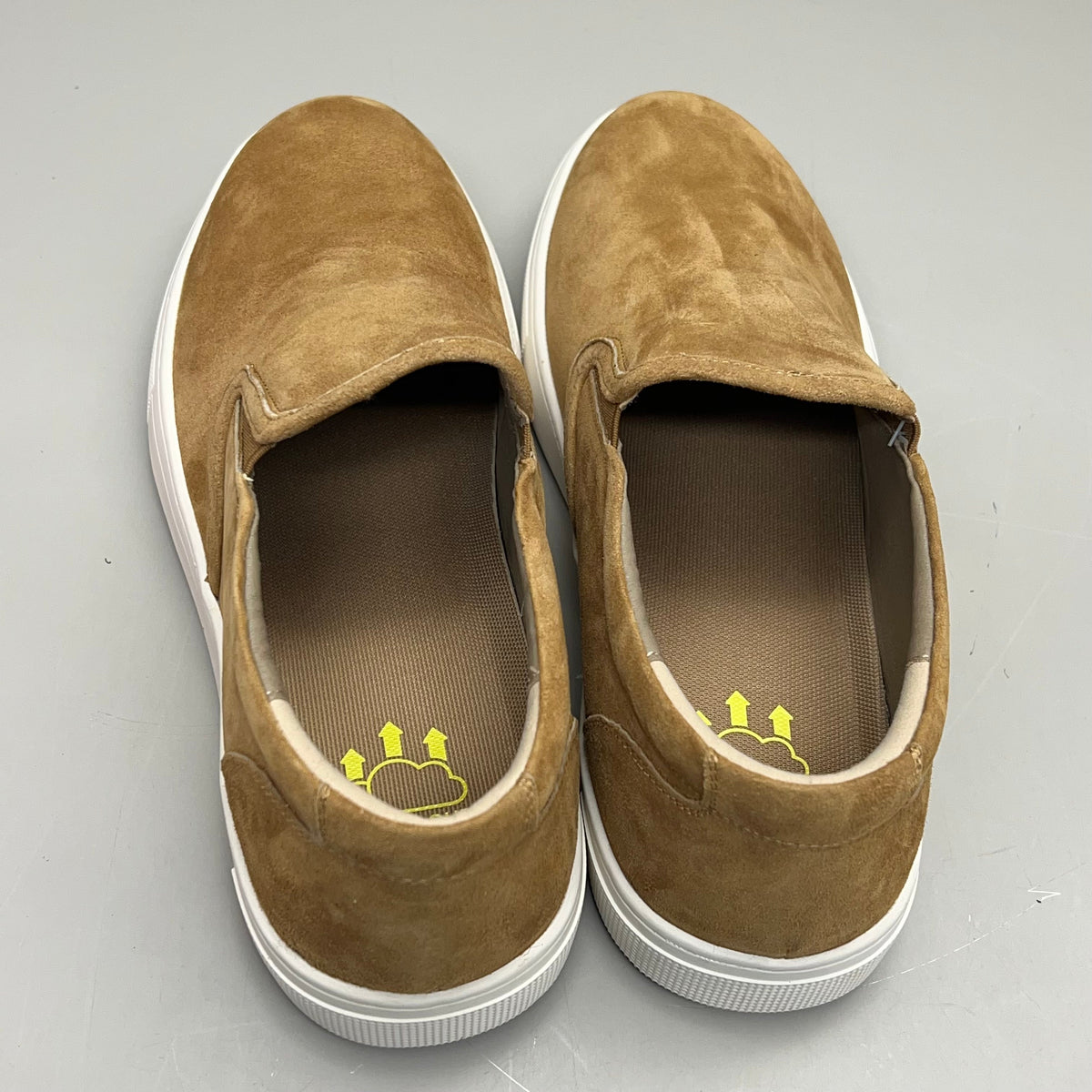 PROPET Kip Suede Slip-On Durocloud Foam Footbed Men's Sz 10 X(3E) Camel MCX074S