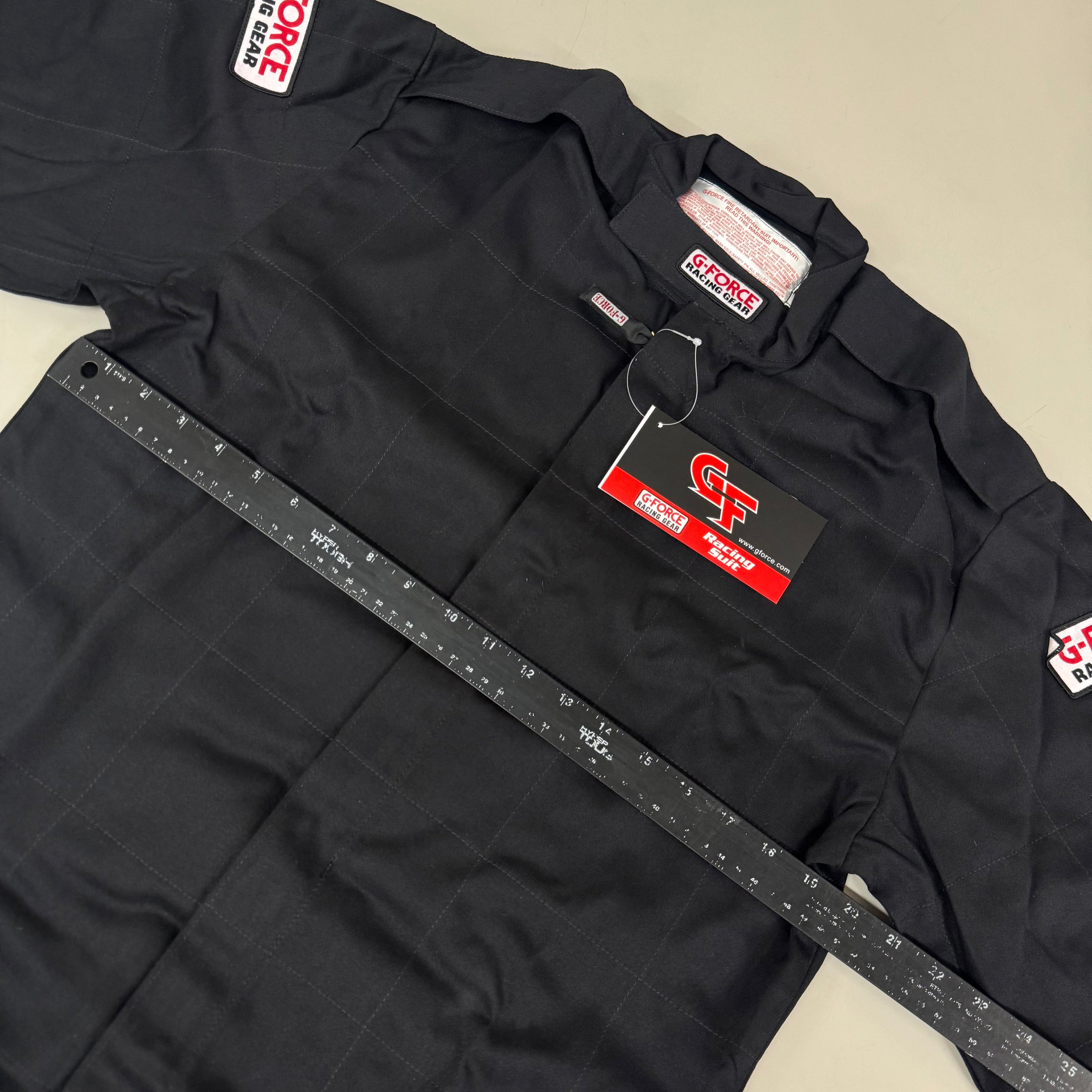 G-FORCE Racing Gear Jacket GF125 Men's SZ Small Black 4126SMLBK