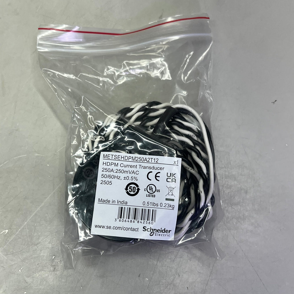 SCHNEIDER ELECTRIC Solid Core Current Transformer 250A 600 V METSEHDPM250A2T12