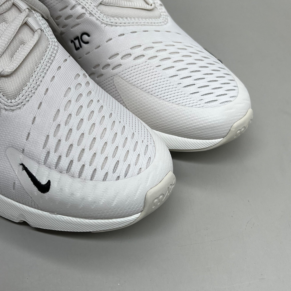 NIKE W Air Max 270 Mesh Shoes Women's Sz 8 White Gold DZ77736 001 New Other