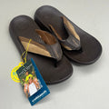 COBIAN Compass Synthetic Leather Strap Men's Sz 13, EU 46 Chocolate COM25-201-13