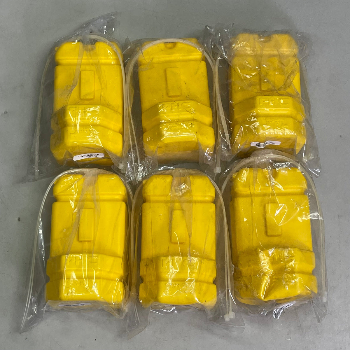 PACIFIC HANDY CUTTER (6 PACK) Blade Disposal Unit 3.5"x3.5"x6.25" Yellow BB-00205