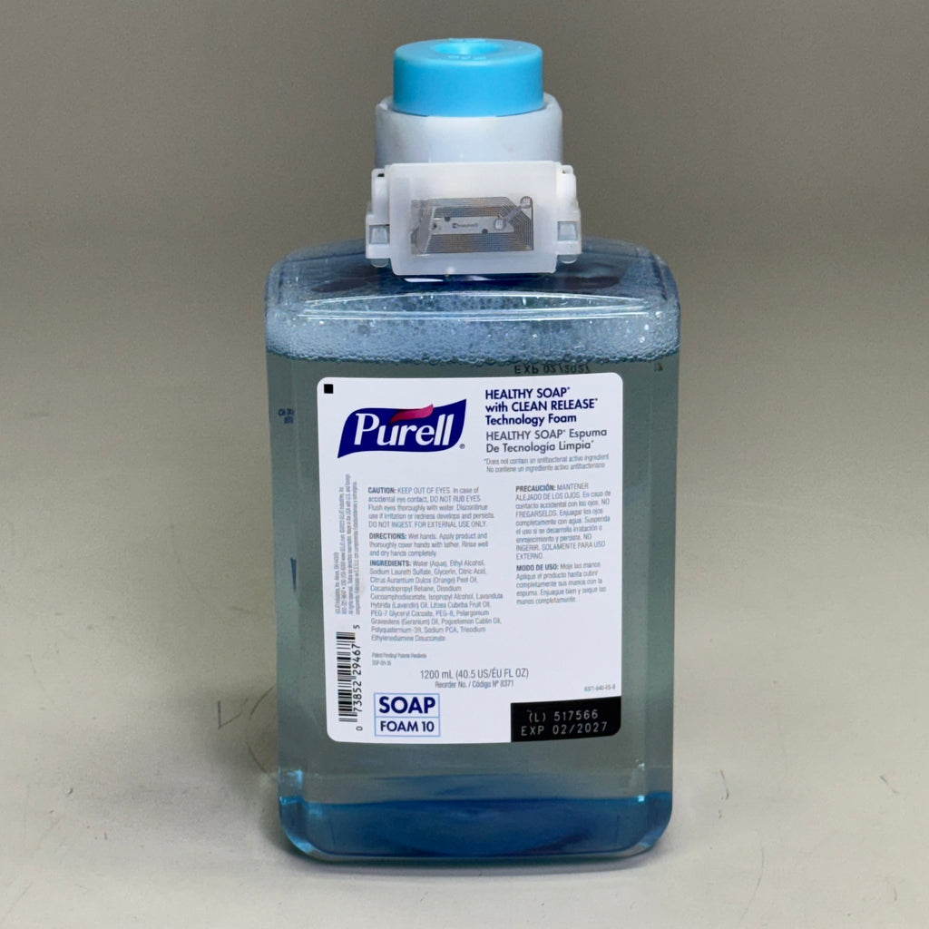 PURELL Foam Handwash Soap (2 Pack) 40.5 fl oz 8371-02 Light Blue BB 02/27