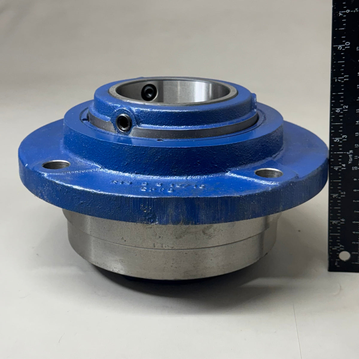 ROYERSFORD Type E Piloted Flange Bearings 3-15/16" Non-Extension Blue 20-06-0315